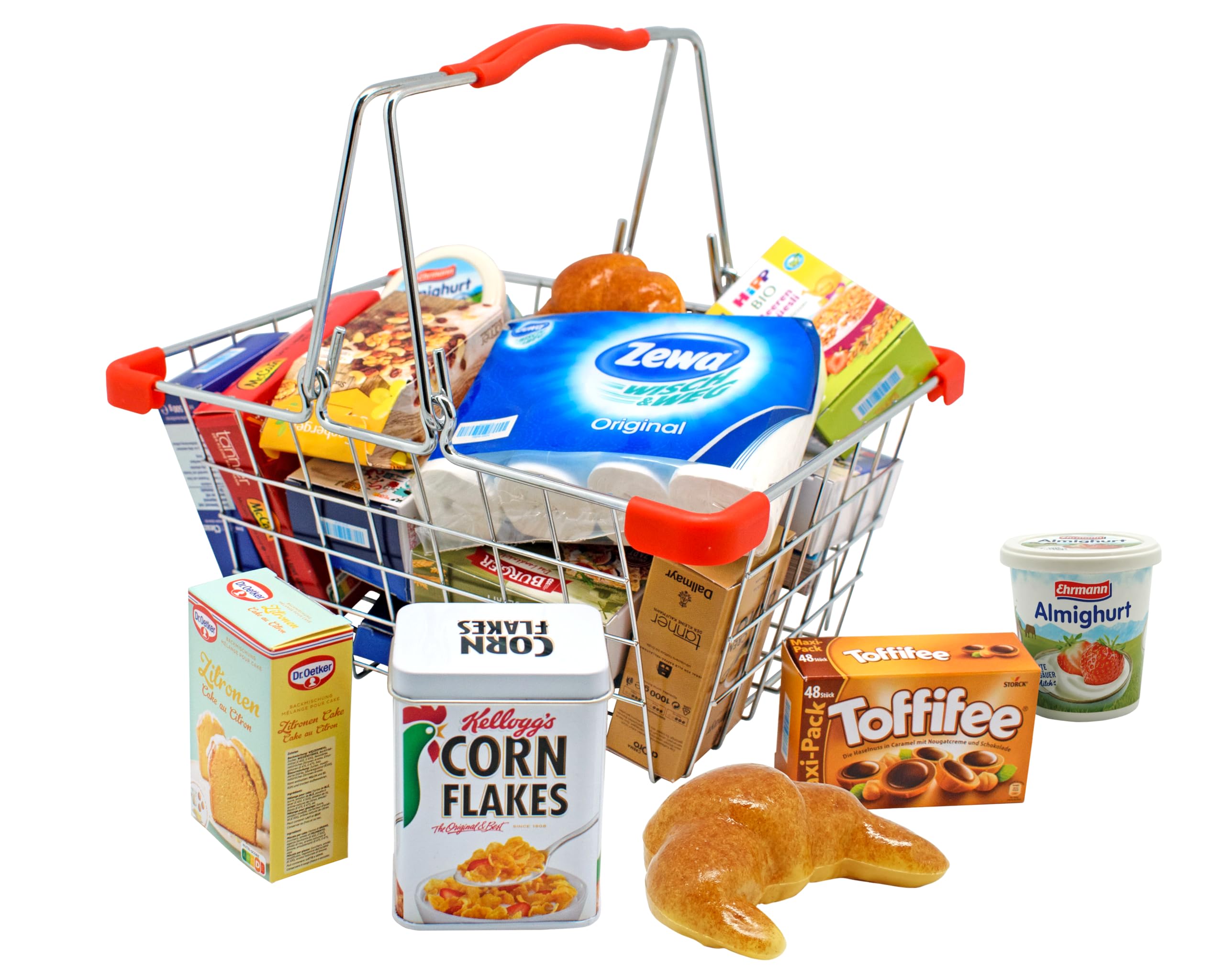 Small Foot Legler Panier de courses Métal, Black, 2020730