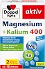 Doppelherz Magnesium + Potassium - 400 mg Magnesium and 400 mg Potassium per Daily Serving in One Tablet - Vegan - 60 Tablets