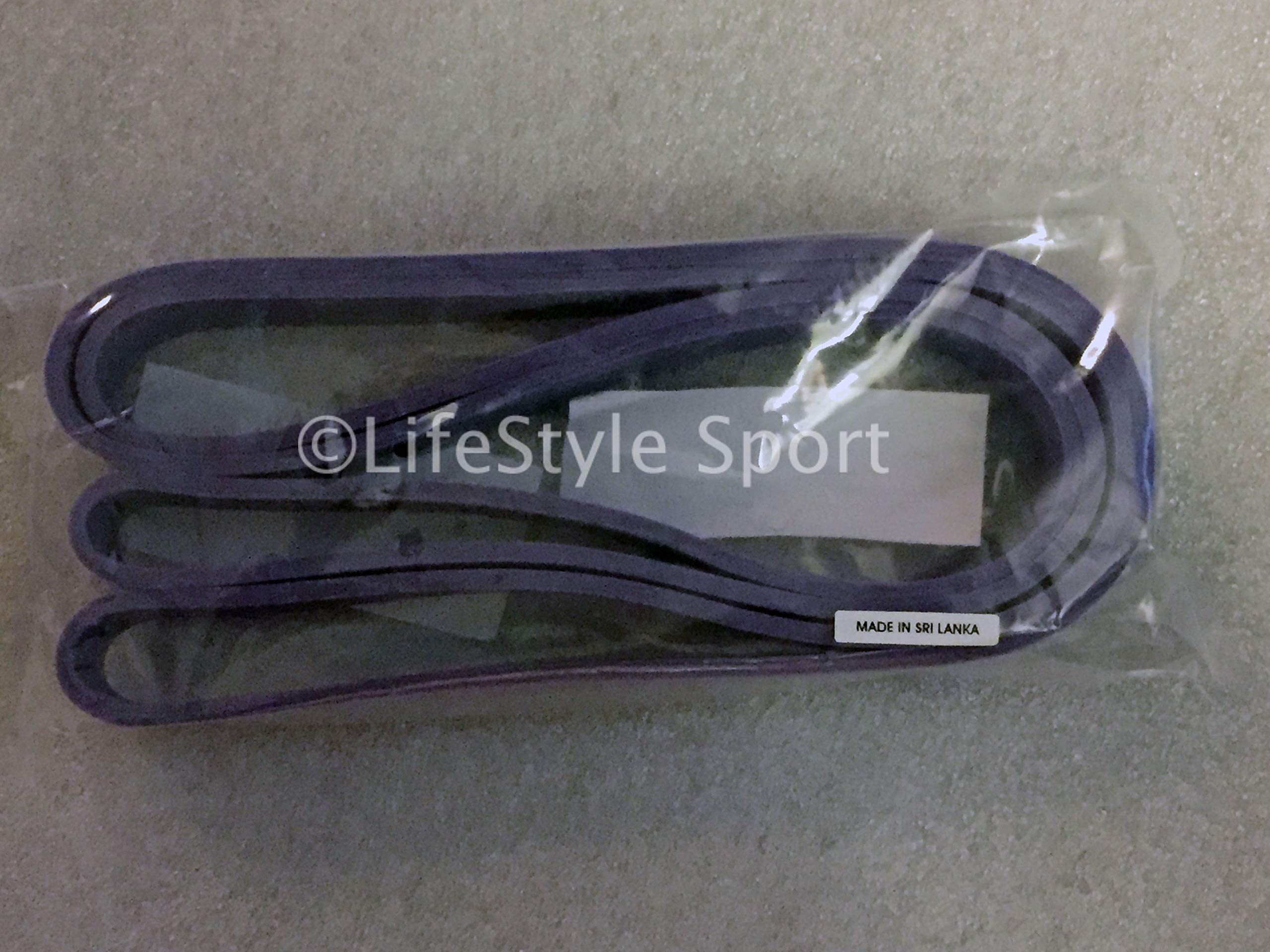 JumpStretch Powerlifting Exercise Band 41" Long, 1-1/8" Wide, 1/4" Thick, Light 50 pounds Purple