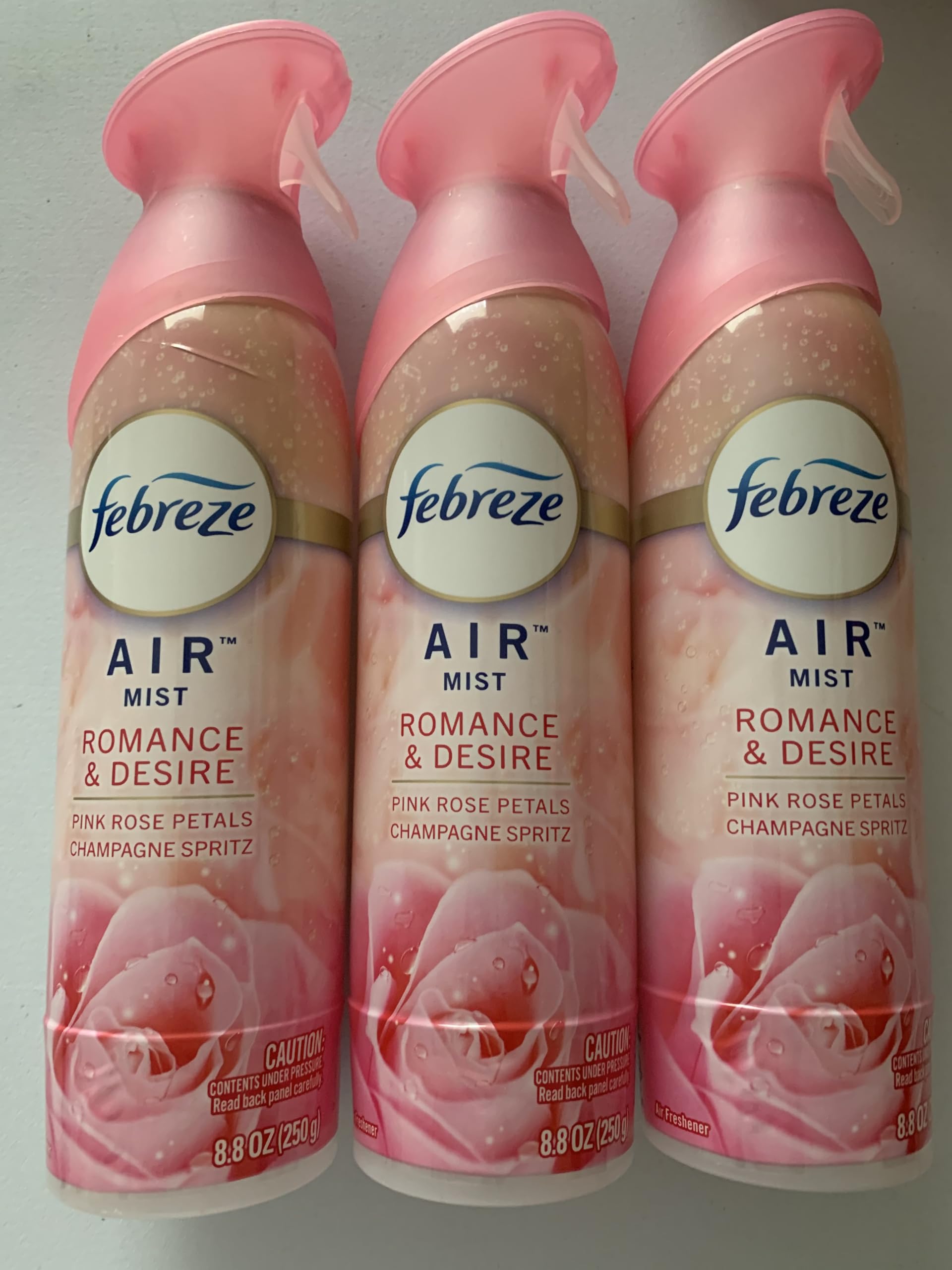 Romance & Desire Scent Air Mist, 3 Pack (8.8 oz each)
