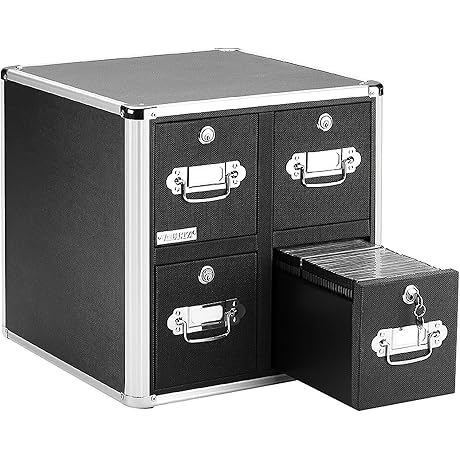 Vaultz CD Case Holder - File Cabinet CD Rack