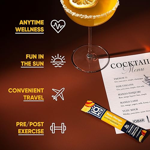 Miniatura 6 de IQMIX x Chef Thomas Keller - Polvo de electrolito de hidratación - Fórmula 4 en 1 para hidratación, claridad mental, estado de ánimo y recuperación