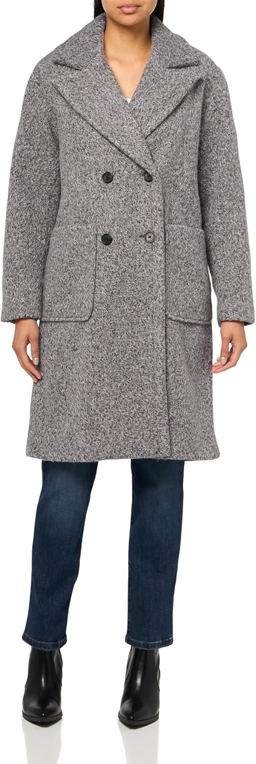 Lucky Brand womens Db Patch Pocket Coat Small Charcoal