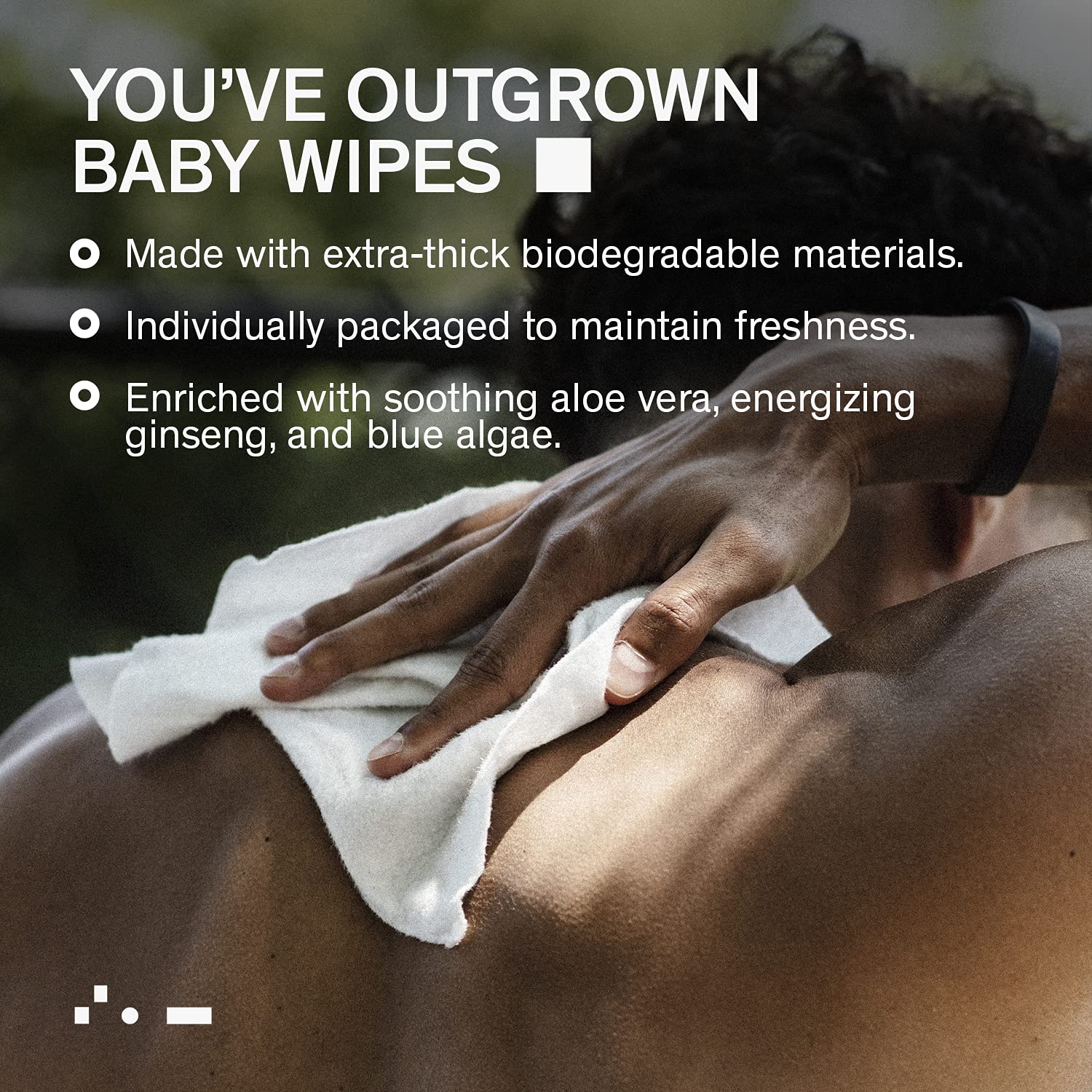 Bravo Sierra Body Wipes - 10 Individually Wrapped Extra Thick Biodegradable Shower Wipes With Benzalkonium Chloride & Aloe Vera for Adults, Men and Women - No Rinse Bathing Camping & Travel - Image 4