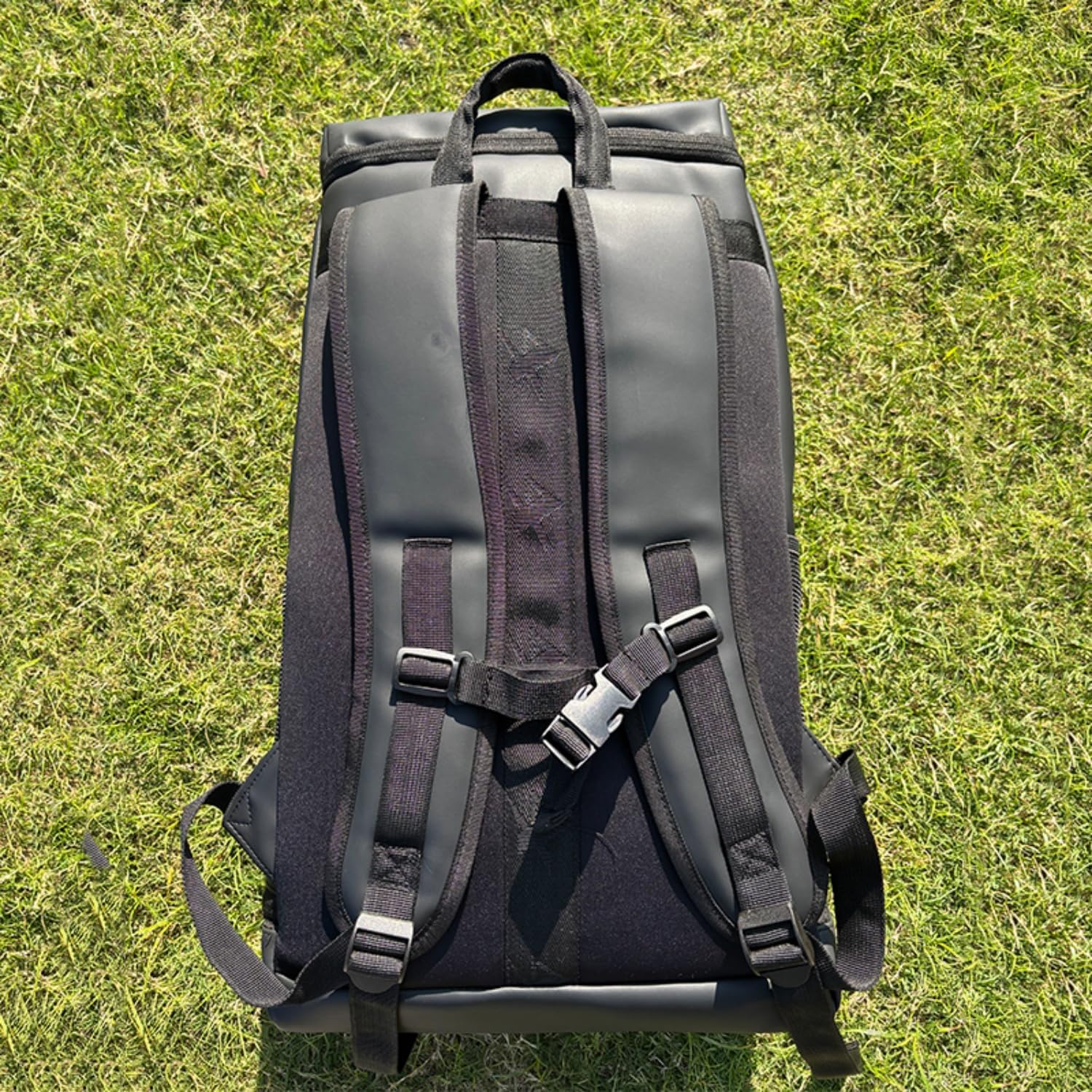 Gym Backpack for Men Women Travel Duffel Bag with Large Shoe Compartment & Bottle Holder Waterproof Backpack(black) image 6 of 7 B0DJ91349Q