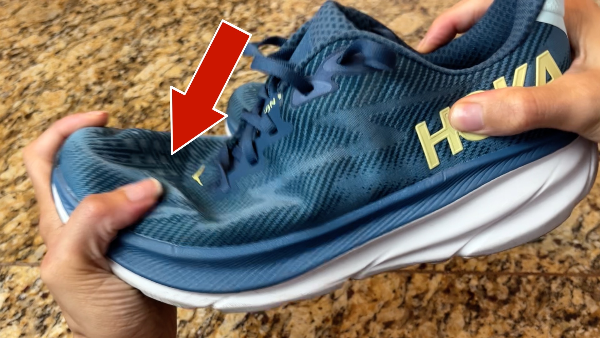 Watch Hoka Clifton 9 Running Shoe ﹙Midnight Ocean Blue  display picture 2