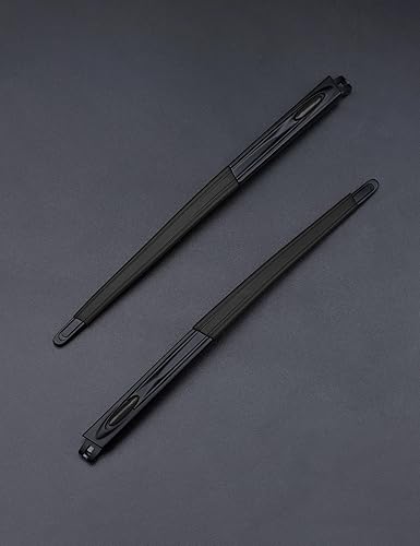 Miniatura 2 de MYCOURAG 2 pares de patillas de repuesto compatibles con gafas Oakley Crosslink Pitch Series, negro y gris