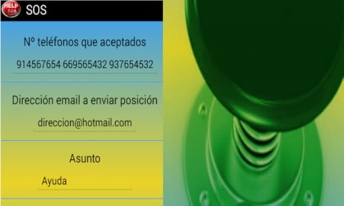 SOS (mobile location email) – vue 2