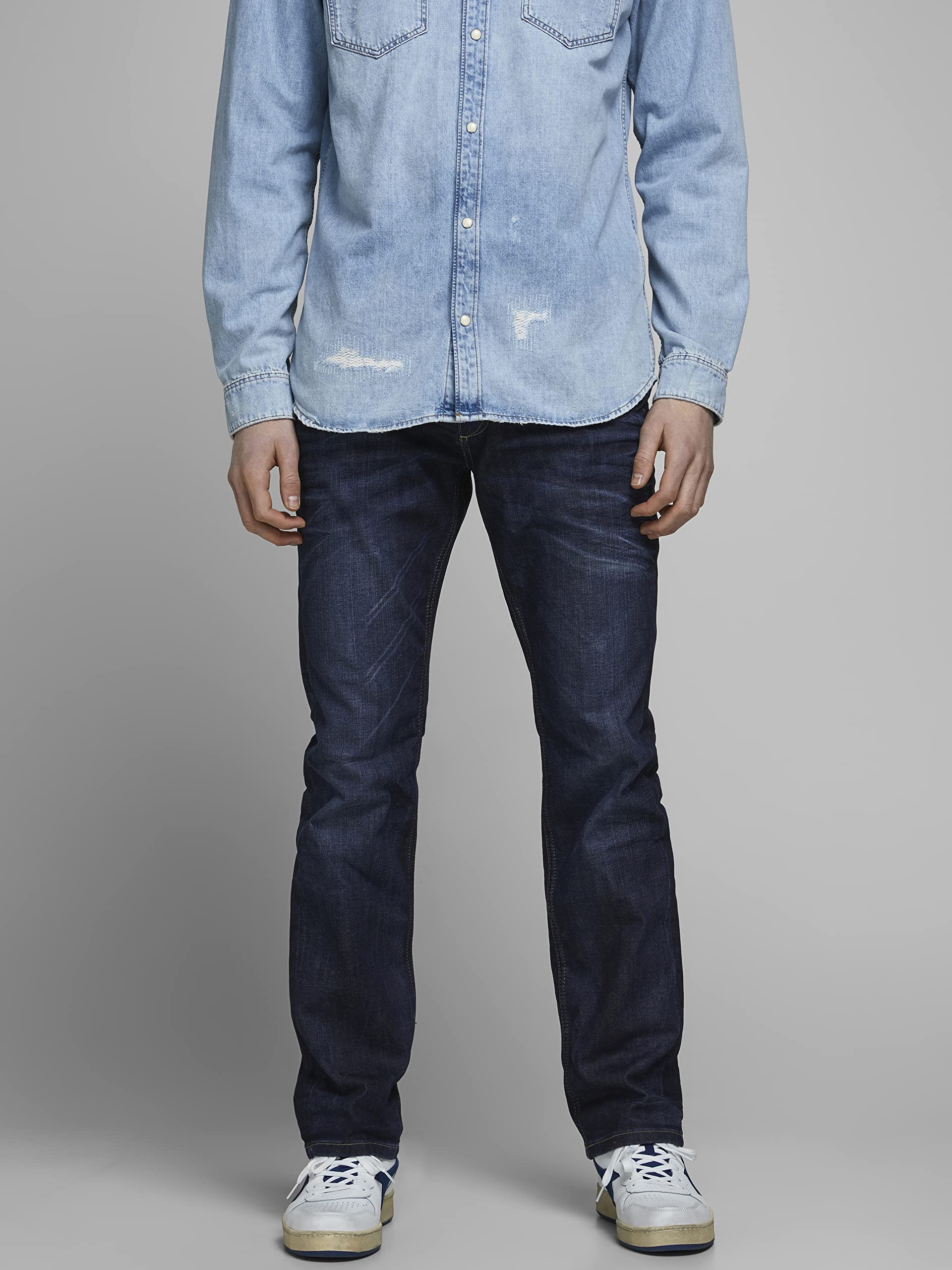 JACK & JONES Male Regular fit Jeans Clark ORIGINAL JOS 318