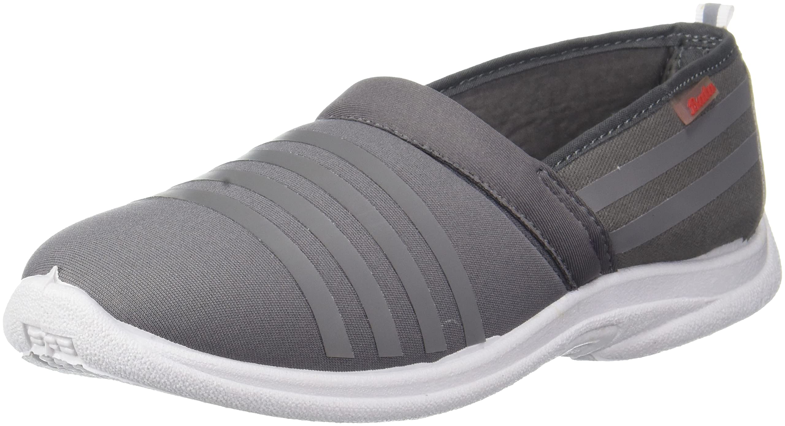 Bata Womens Slip on Softy Grey Sneaker - 4 UK (5592830) (B09QQMVM6L) Amazon Price History, Amazon Price Tracker