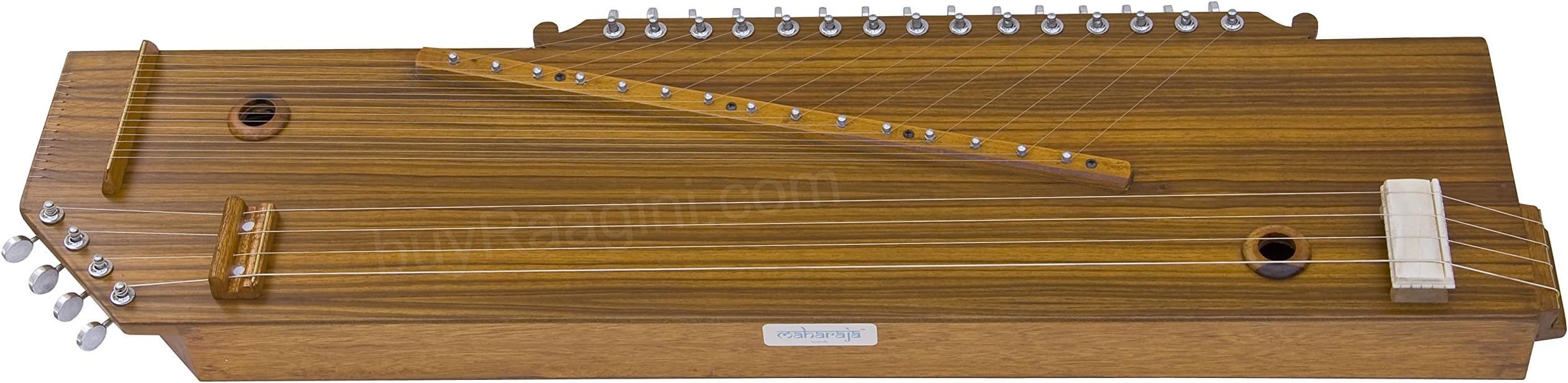 Maharaja Musicals Swarmandal + Tanpura - 2 in 1 - Tun Wood (PDI-AAJ)