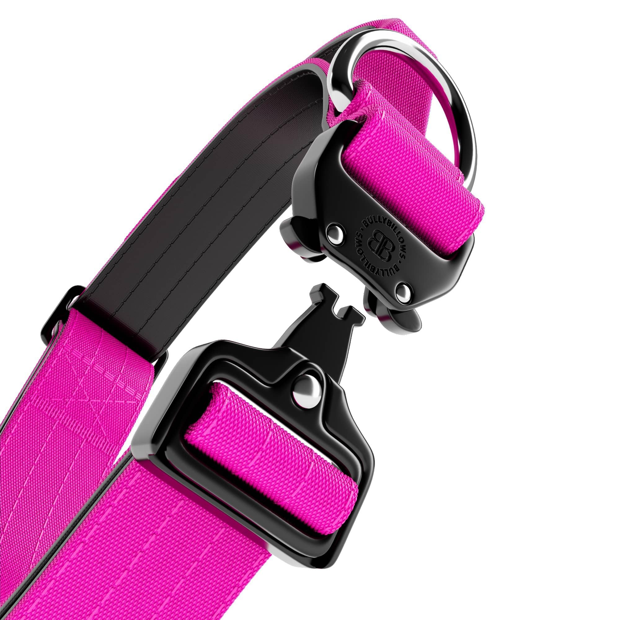 BullyBillows 4cm Combat Collar, Magenta, Large - 19-26" / 48-66cm - Image 2