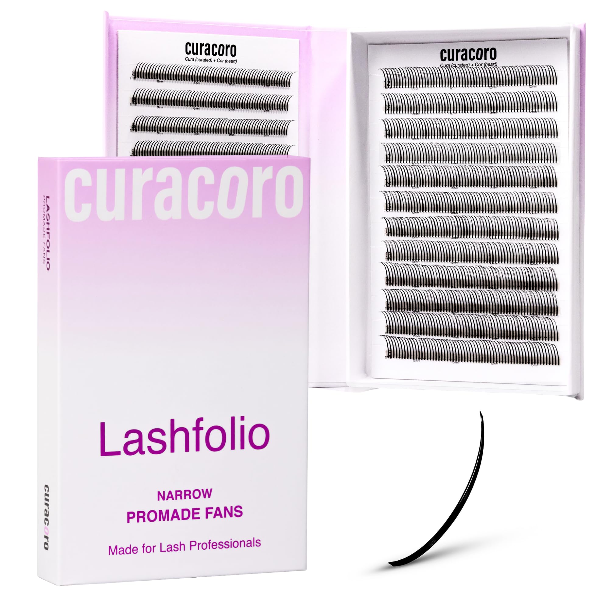 Curacoro LashFolio Premade Lash Fans