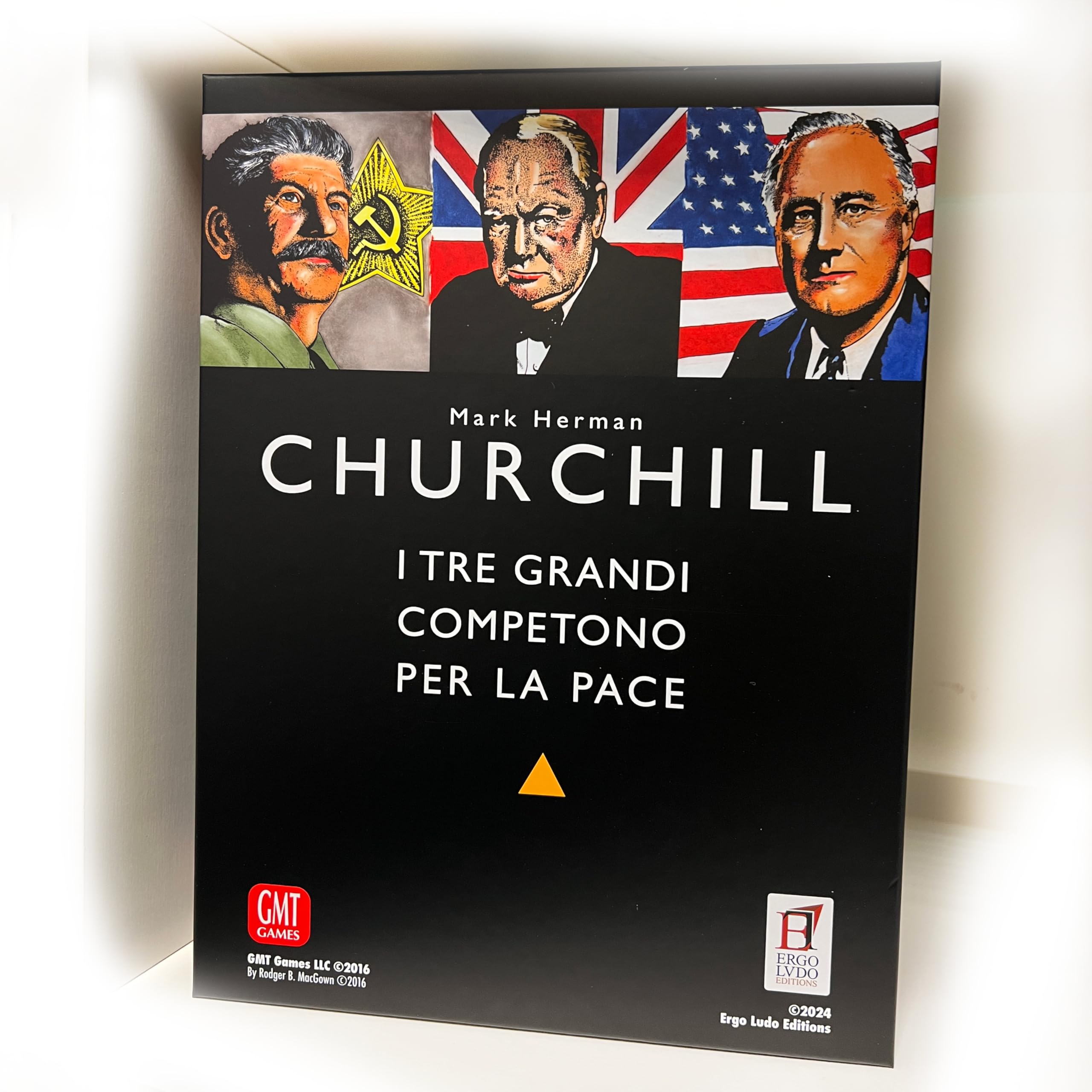 Asmodee - Churchill, Gioco da Tavolo di Strategia, 1-3 Giocatori, 14+ Anni, Edizione in Italiano