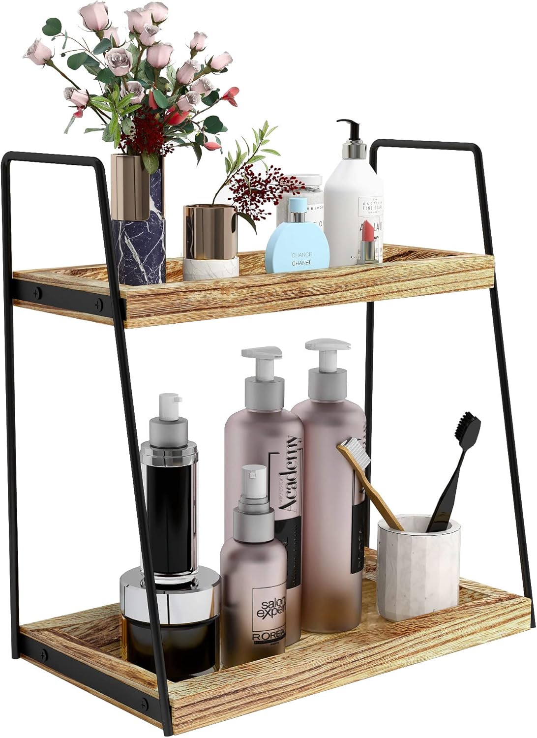 Dorhors 2 Tier Bathroom Counter Organizer Storage,Vanity
