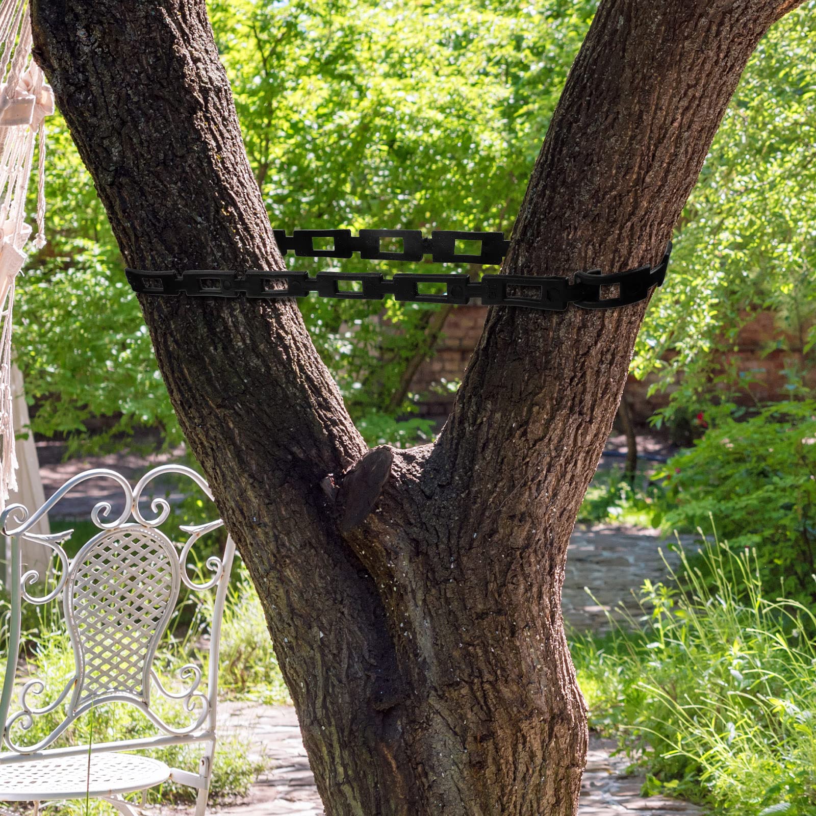 Snapklik.com : Riakrum 4-Piece Tree Support Straps - Plastic Chain Lock ...