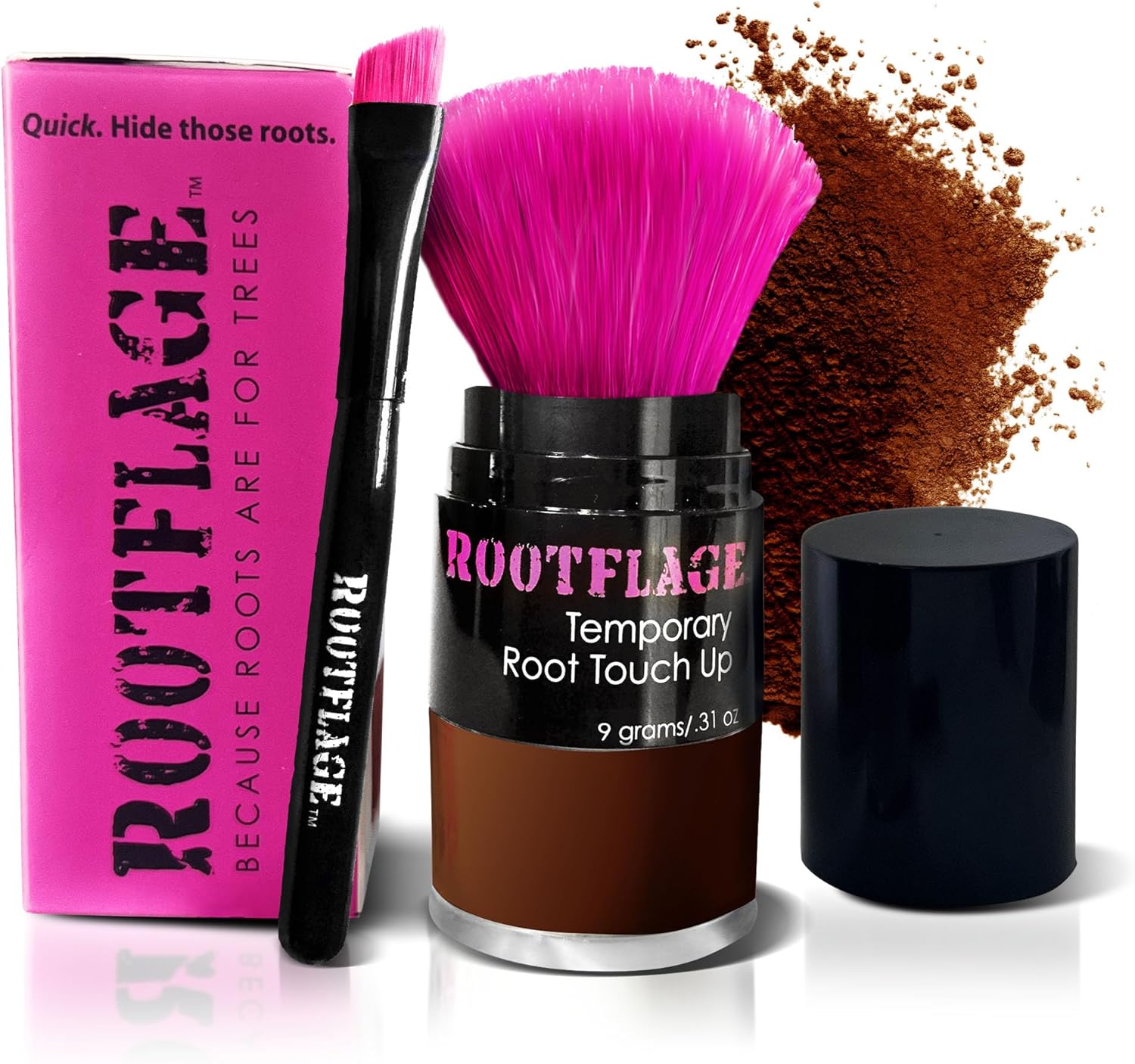 Rootflage Dark Copper Red (Redhead) Temporary Root Touch Up by Rootvlage