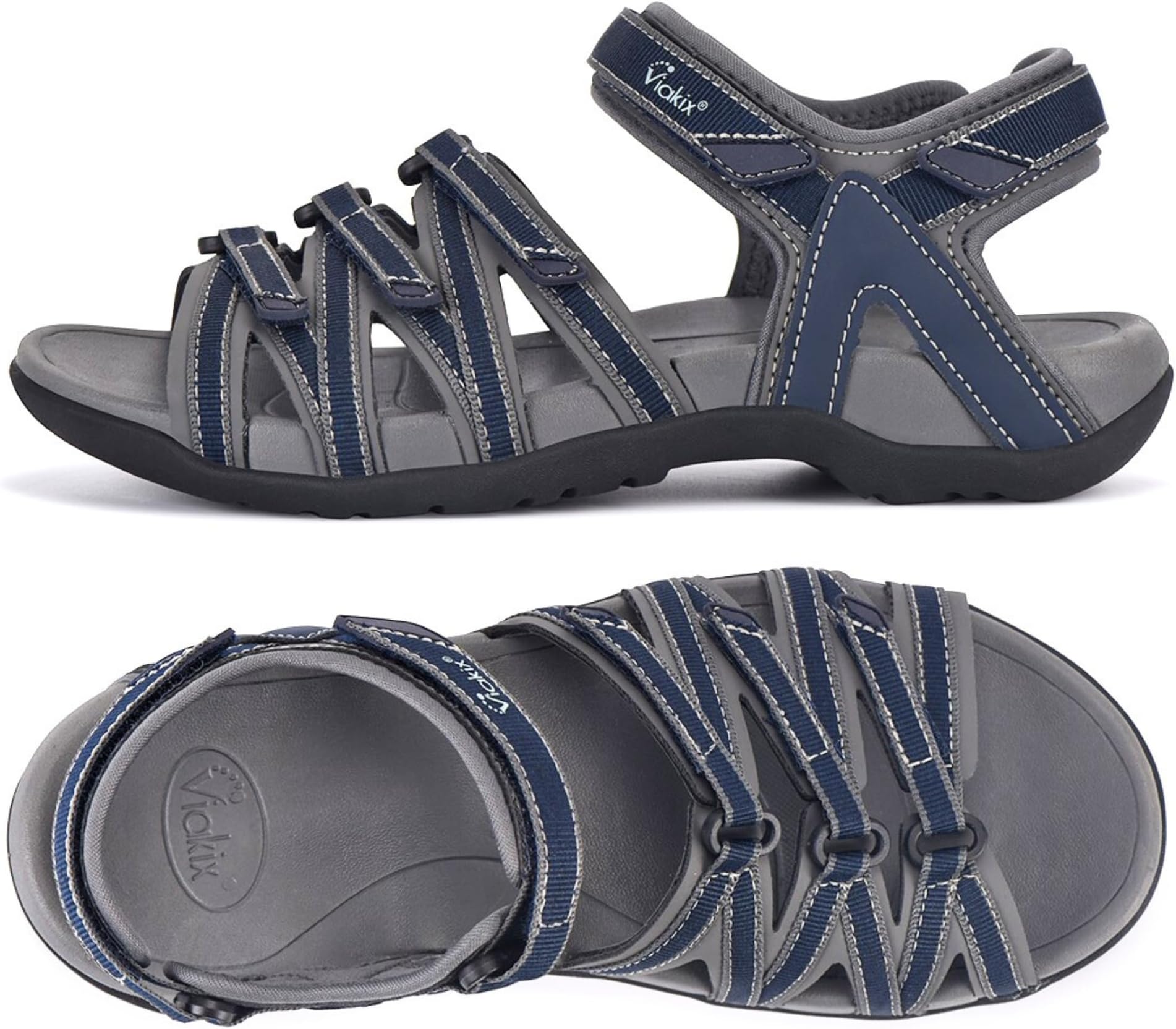 Viakix Hiking Sandals Womens – Comfortable Athletic Stylish Sandal, for Hiking, Outdoors, Walking, Water, Trekking, Sports