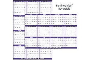 2024-2025 Yearly Wall Calendar - The Perfect Balance of Organization and Functionality