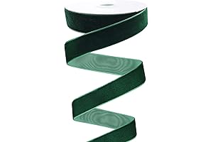 GXTIZAS Green Velvet Ribbon: Dress Up Your Gifts with Elegance