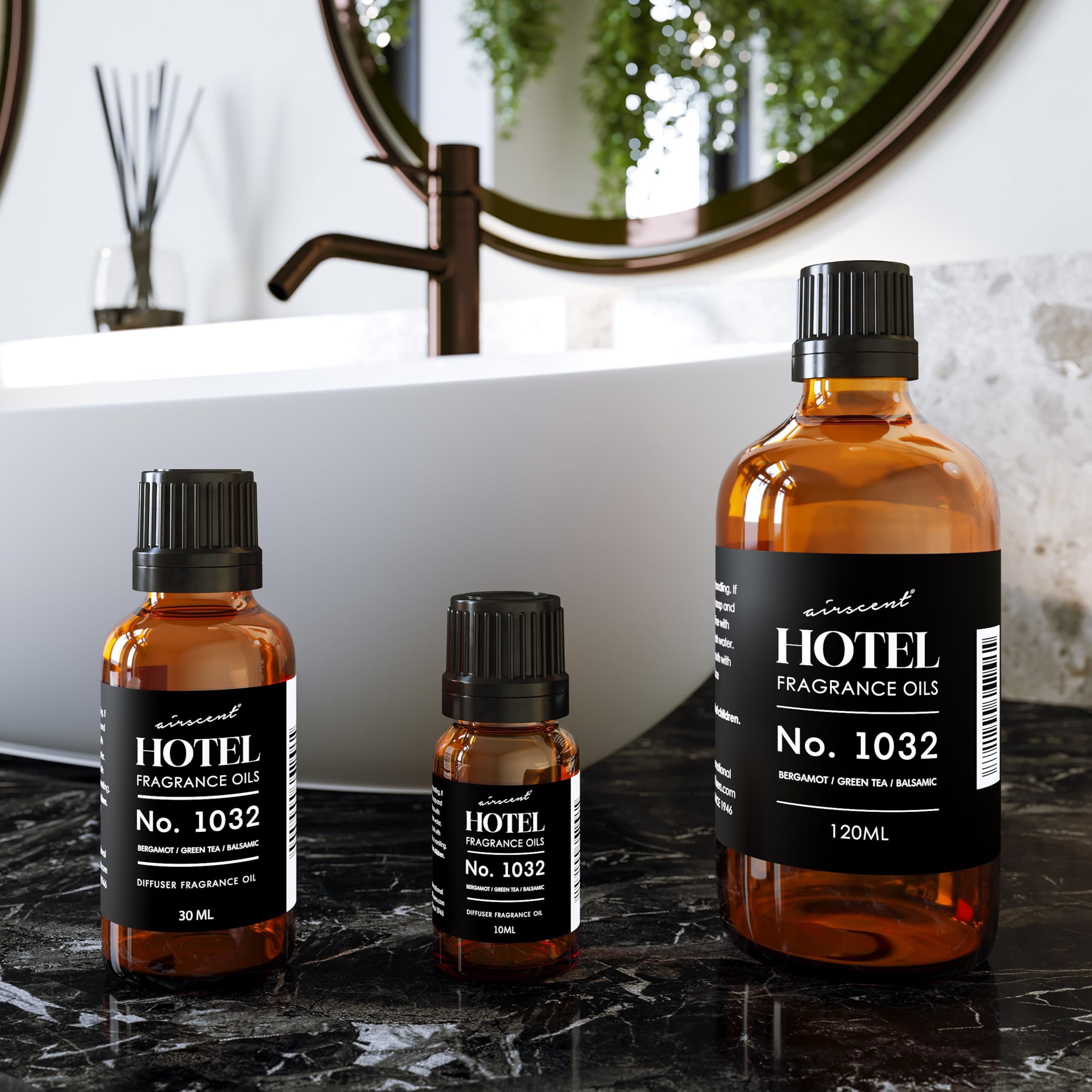 Amazon.com: AirScent Hotel Diffuser Oil No. 1032 - Bergamot Green