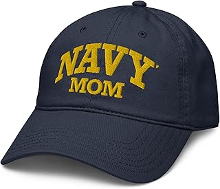 U.S. Navy United States Mom Adjustable Baseball Hat, Navy Blue, One Size
