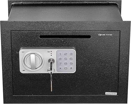 Miniatura 4 de Genie Hand Caja de seguridad antirobo, apertura controlada con tiempo Bloqueo de clase B Tecnología anti rebote (pared mediano Depositorio)