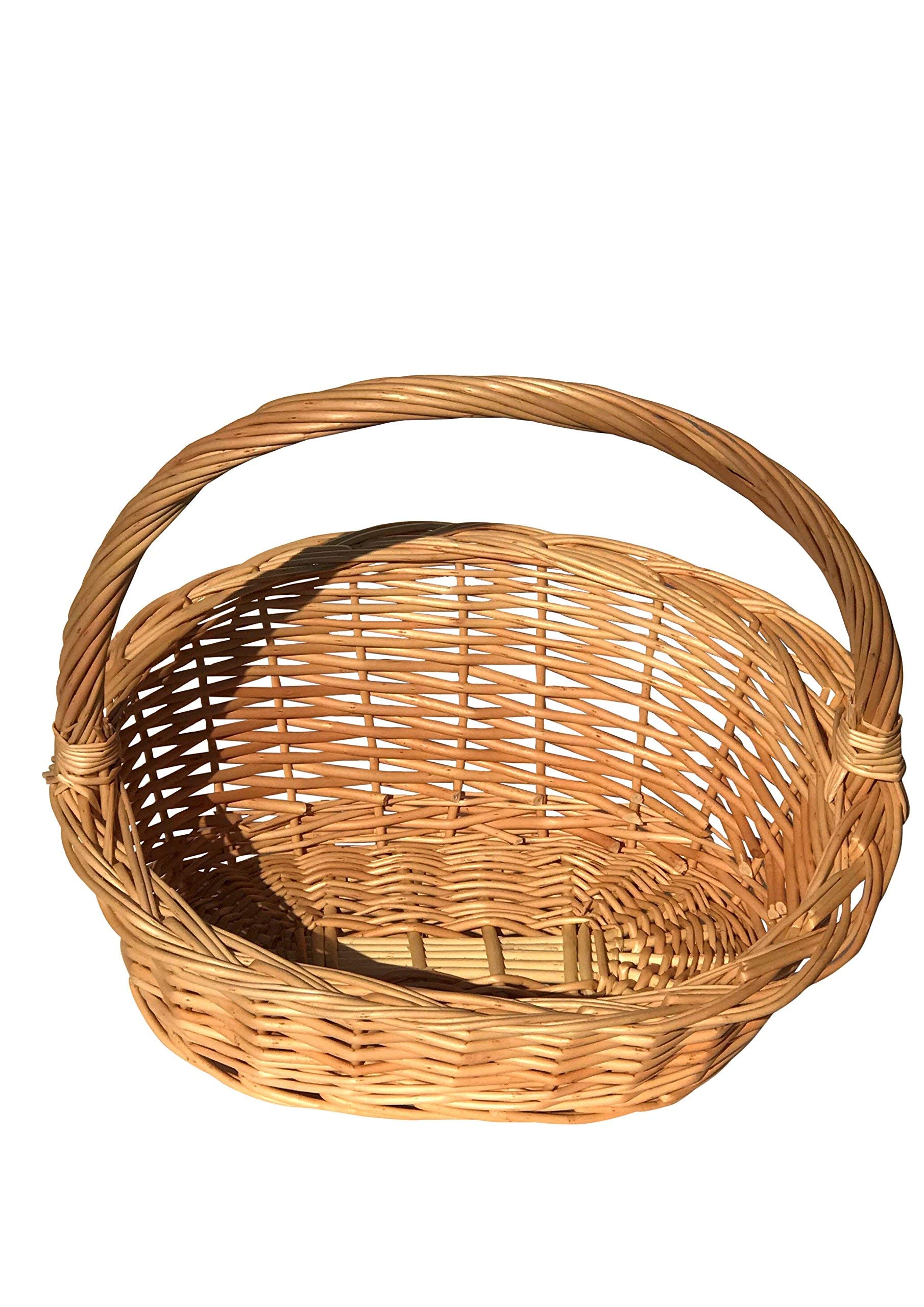 Geschenkkorb, Weidenkorb, Präsentkorb, Gross 45x33x38 cm