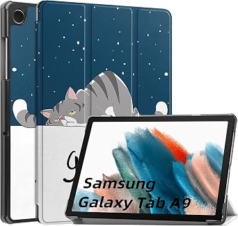 Galaxy Tab A9+ Case, Galaxy Tab A9+ Cover, Galaxy Tab A9+ 11 Inch Case, Galaxy Tab A9 Plus Case, Pokaas Exclusive Case, Tablet Case, Auto Sleep Function, Trifold and Stand Function, Full Protective
