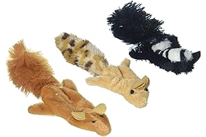 Ethical Pets Skinneeez Forest Creatures Cat Toy Value Pack