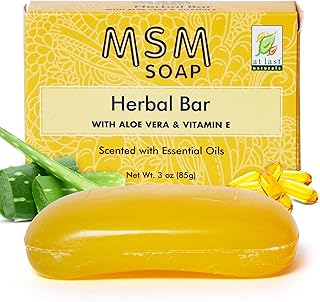 At Last Naturals MSM Jabón en barra de jabón ...