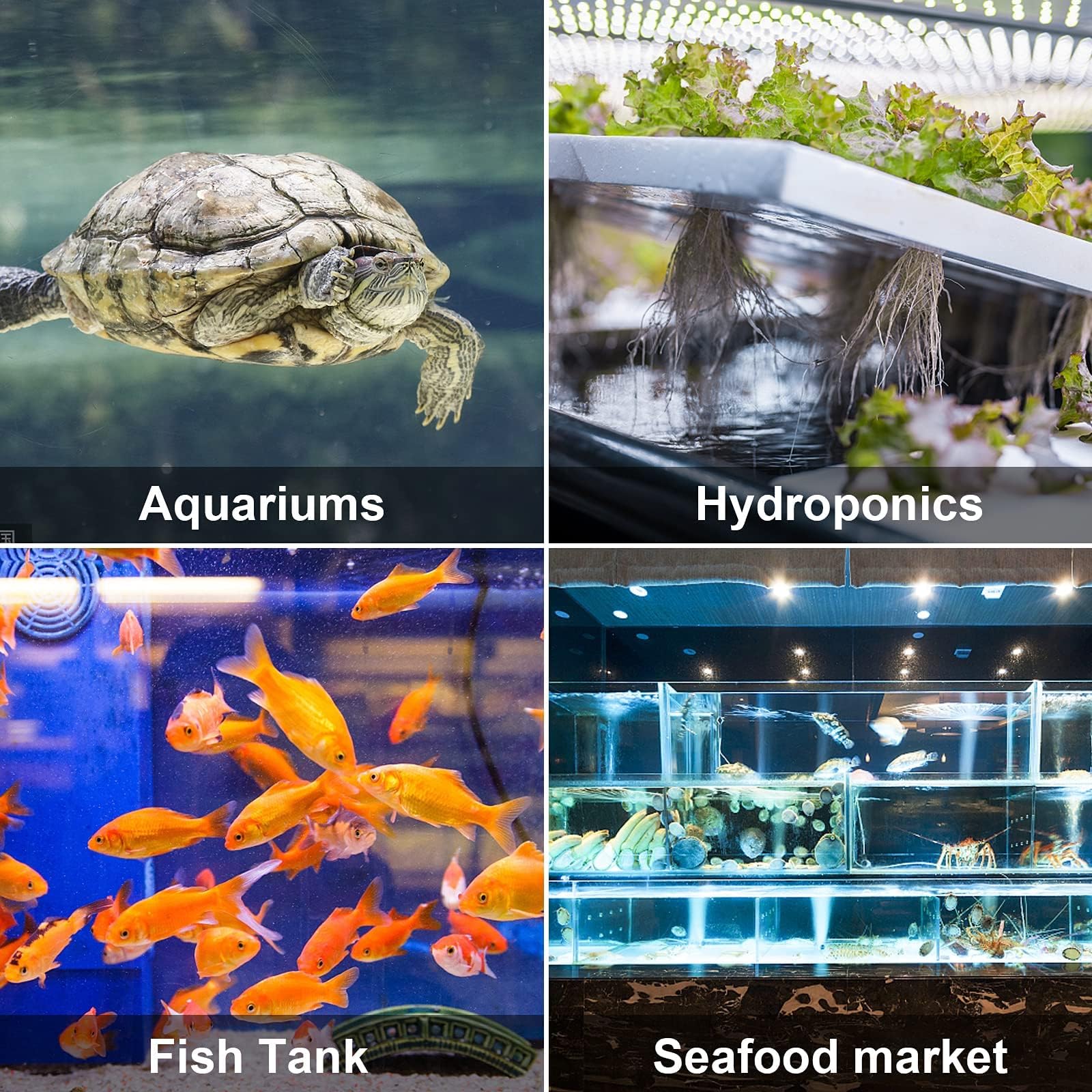 Simple Deluxe Lot de 10 grands cylindres de pierre à air pour poissons et plantes dans aquarium et pompe à air hydroponique, 10,2 x 5,1 cm