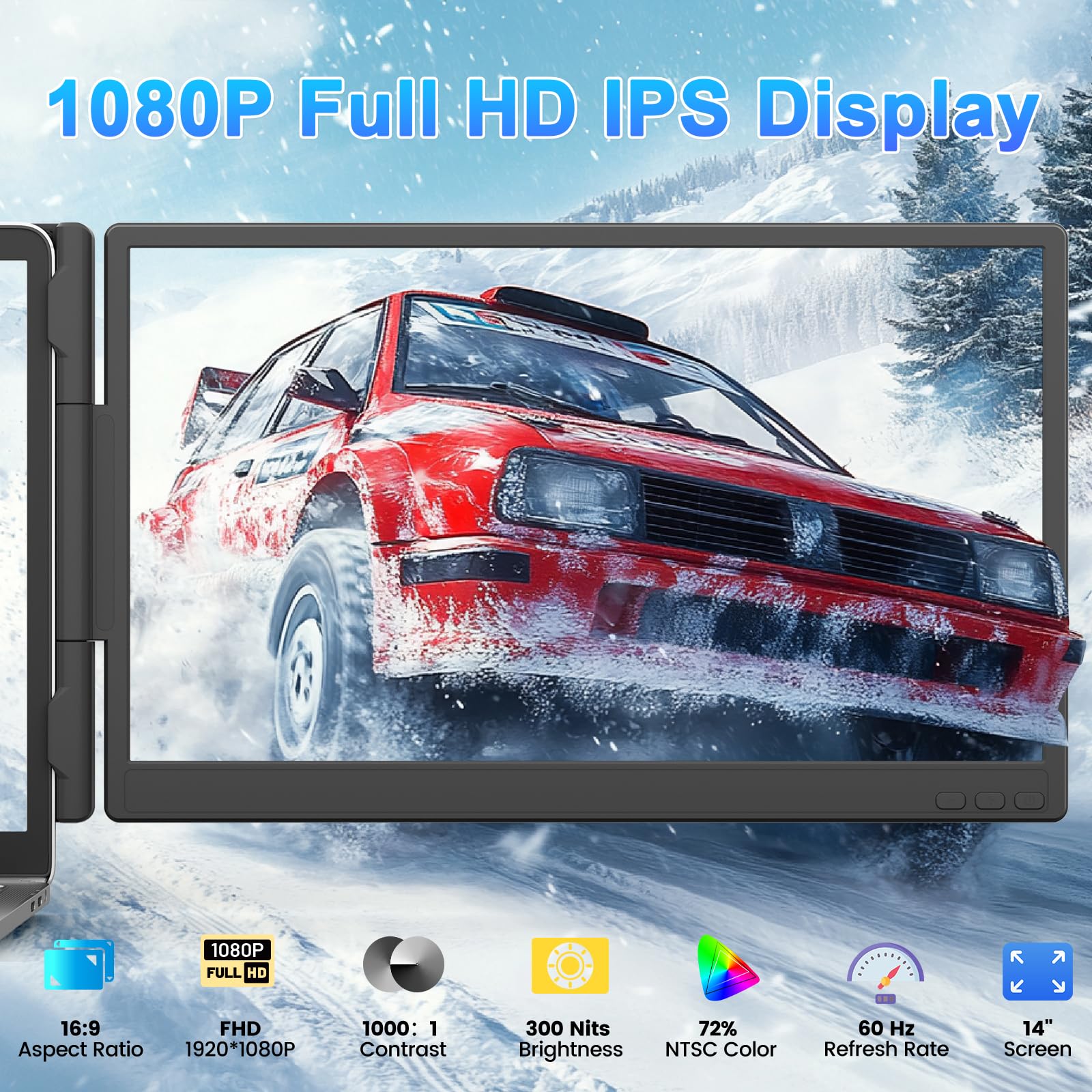 Amazon.co.jp: KEFEYA ノートパソコン画面エクステンダー 14インチ FHD