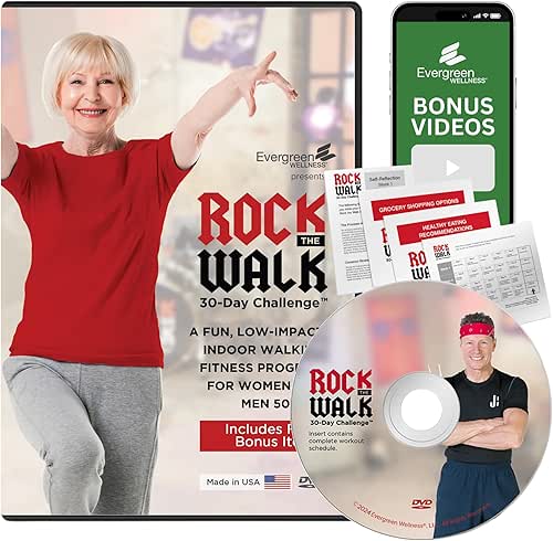 Walking Exercise DVD for Seniors, Rock the Walk At Home