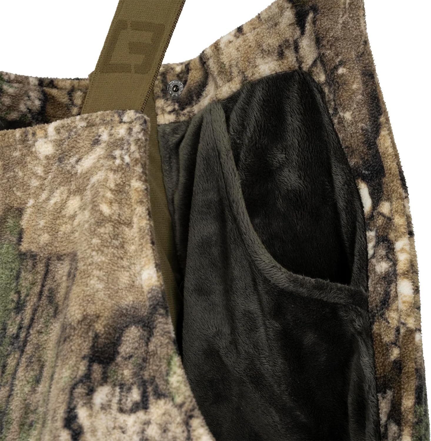 SQUALL Midweight Bib, Hybrid Fleece Outer Shell, Waterproof Windproof Bib for Hunting & Outdoor Performance