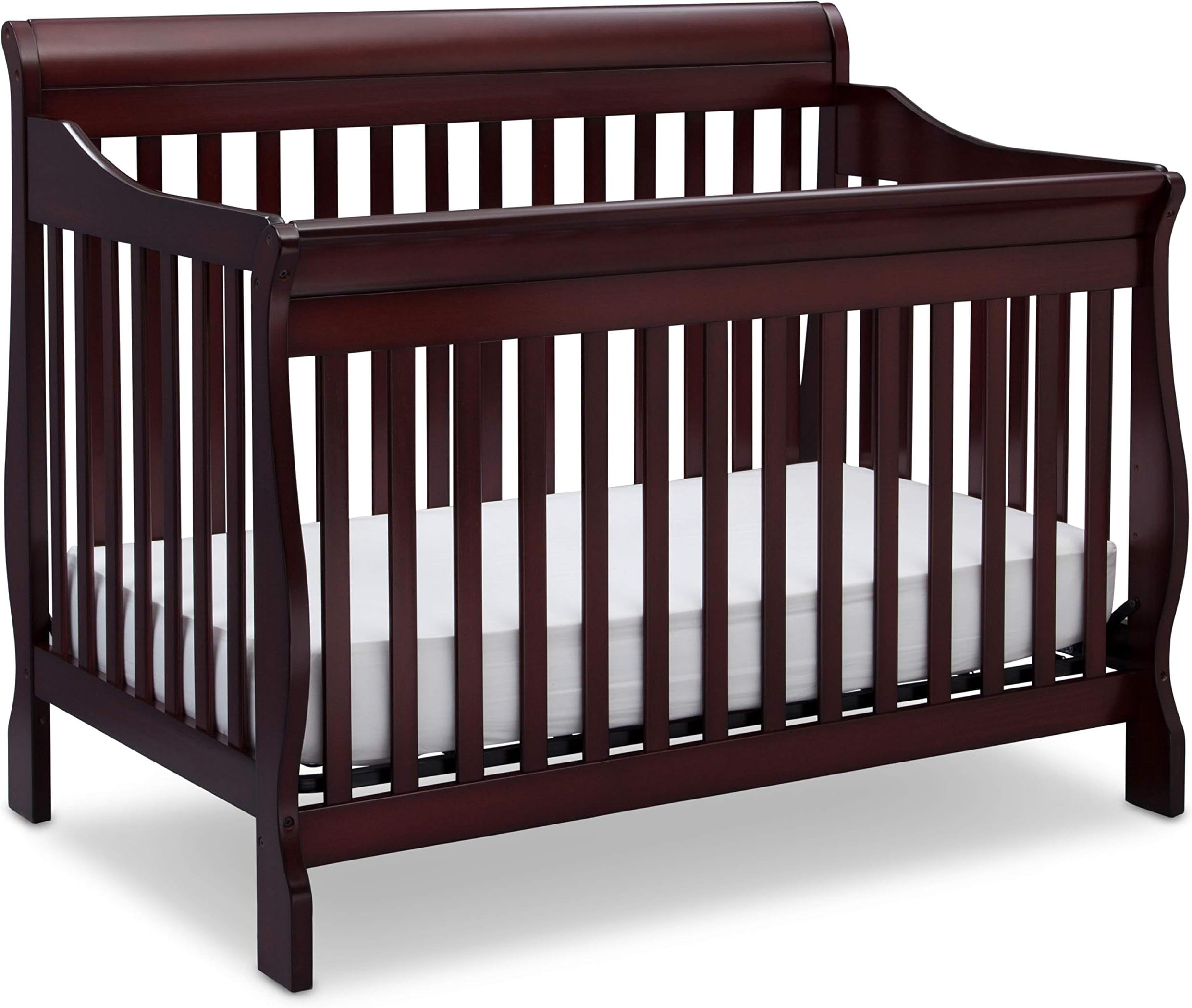 Delta ChildrenCanton 4-in-1 Convertible Crib - Easy to Assemble, Espresso Cherry
