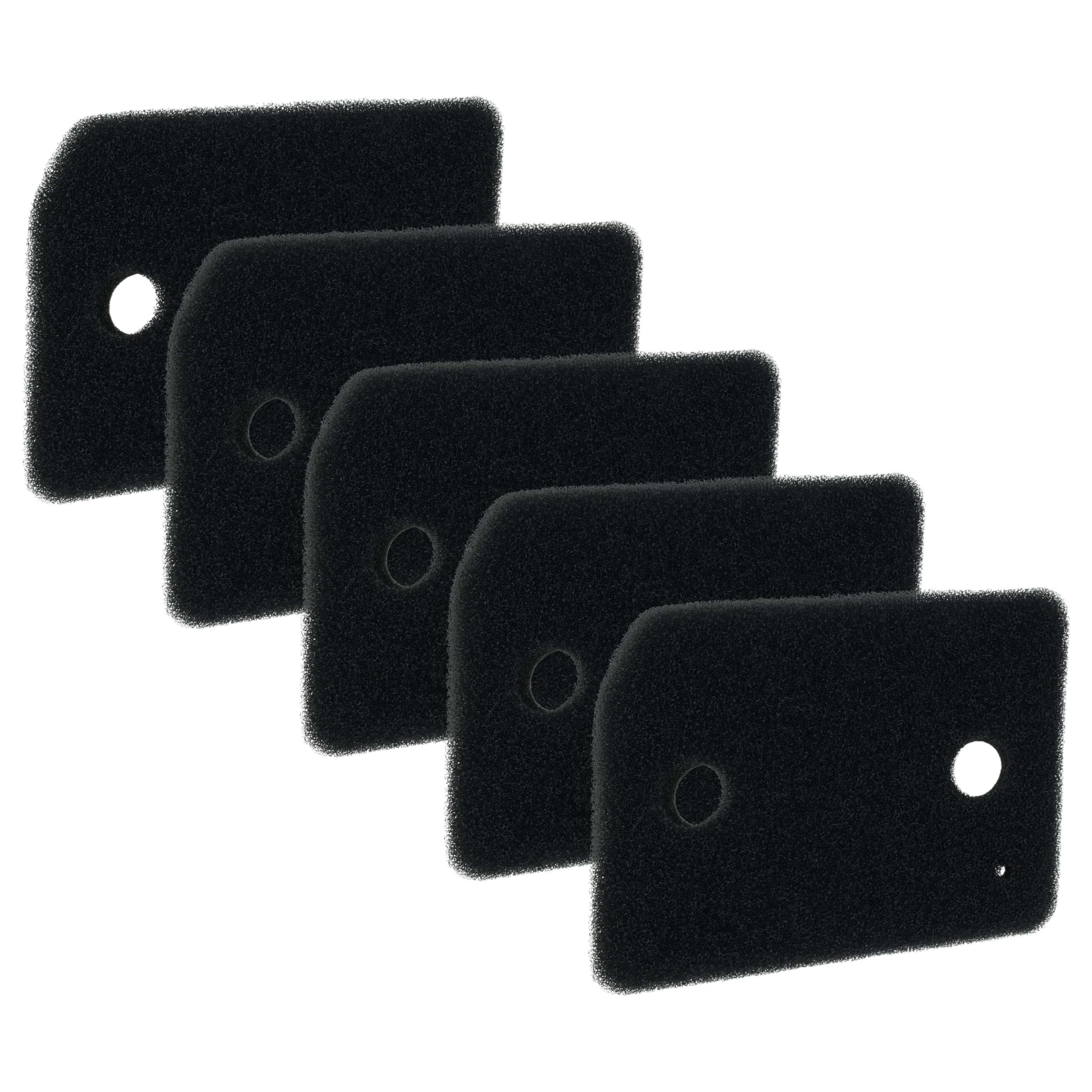 vhbw 5x Sockelfilter kompatibel mit Miele TDD120WP