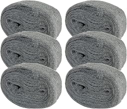 Extra Fine Steel Wool 0000 – 6 Rolls for Cleaning Blinds, Filling Holes and Cracks