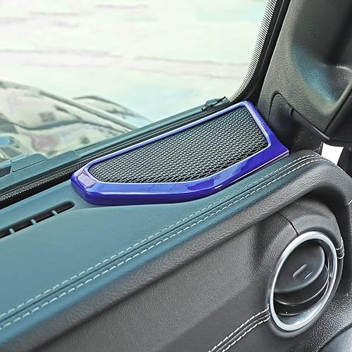 Miniatura 4 de Cubierta decorativa para altavoz de pilar, accesorios interiores para Jeep Wrangler JL JLU Gladiator JT 2018 2019 2020 2021 2022 2023 2024 (morado)