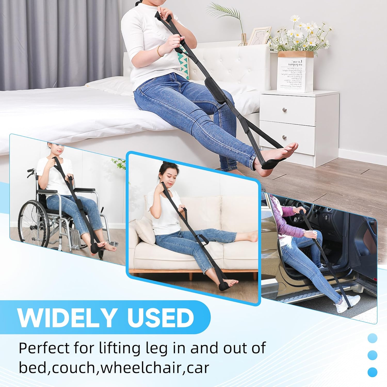 Fanwer 2 Pack Button Hook and Zipper Pull Helper,6-Piece Hip Kit for Seniors Total Hip Replacement