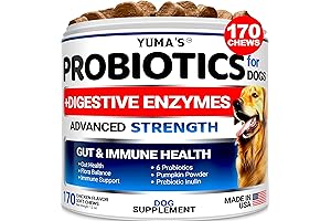 Supreme Probiotic Chews for Optimal Canine Digestion (170 Count)