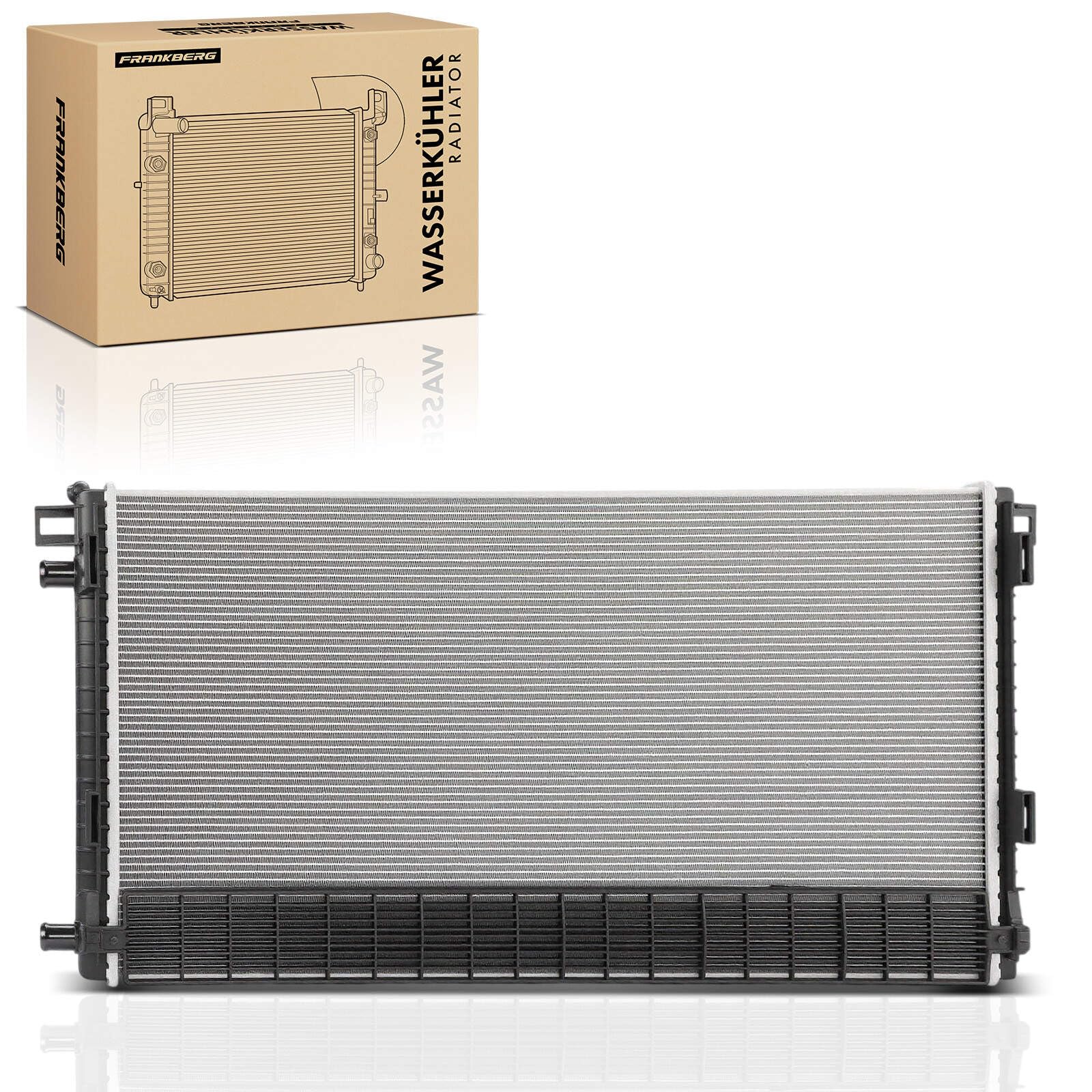 Frankberg Radiatore motore ad acqua, compatibile con E-Tron GEN GEA Q8 GEG GET quattro 2018-2025, ricambio # 606787,4KE121251B
