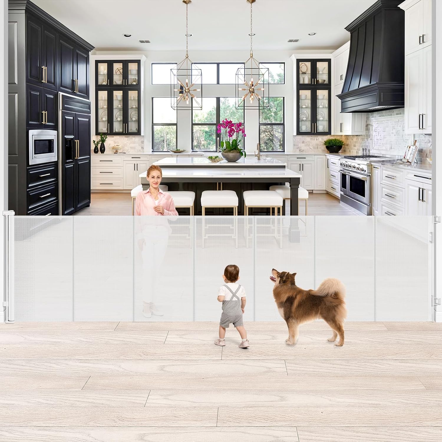 Newly Enhanced 42" Tall × 120" Extra Wide Retractable