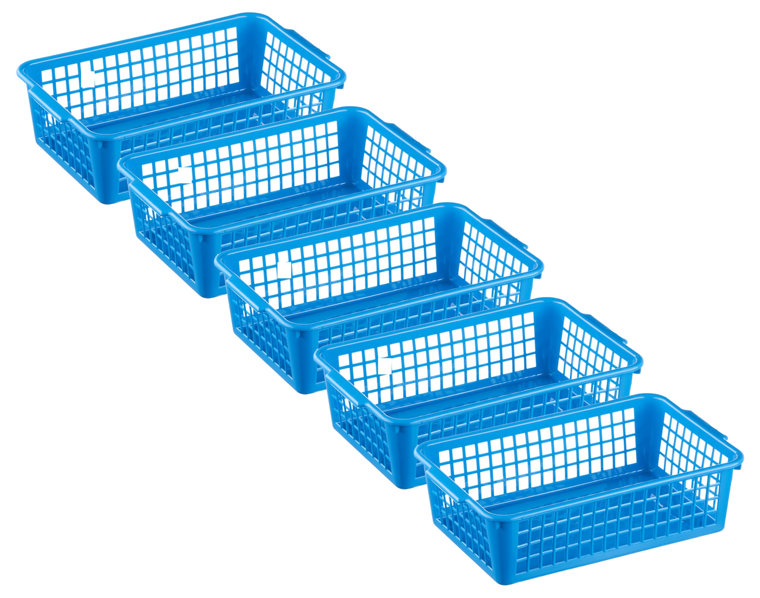 MiraHome Aufbewahrungskorb 25x16x7cm 1,8L 5er Set – Allzweckkorb aus robustem Plastik (BPA-frei) – Aufbewahrungsbox für Küche & Bad – Perfekter Korb 