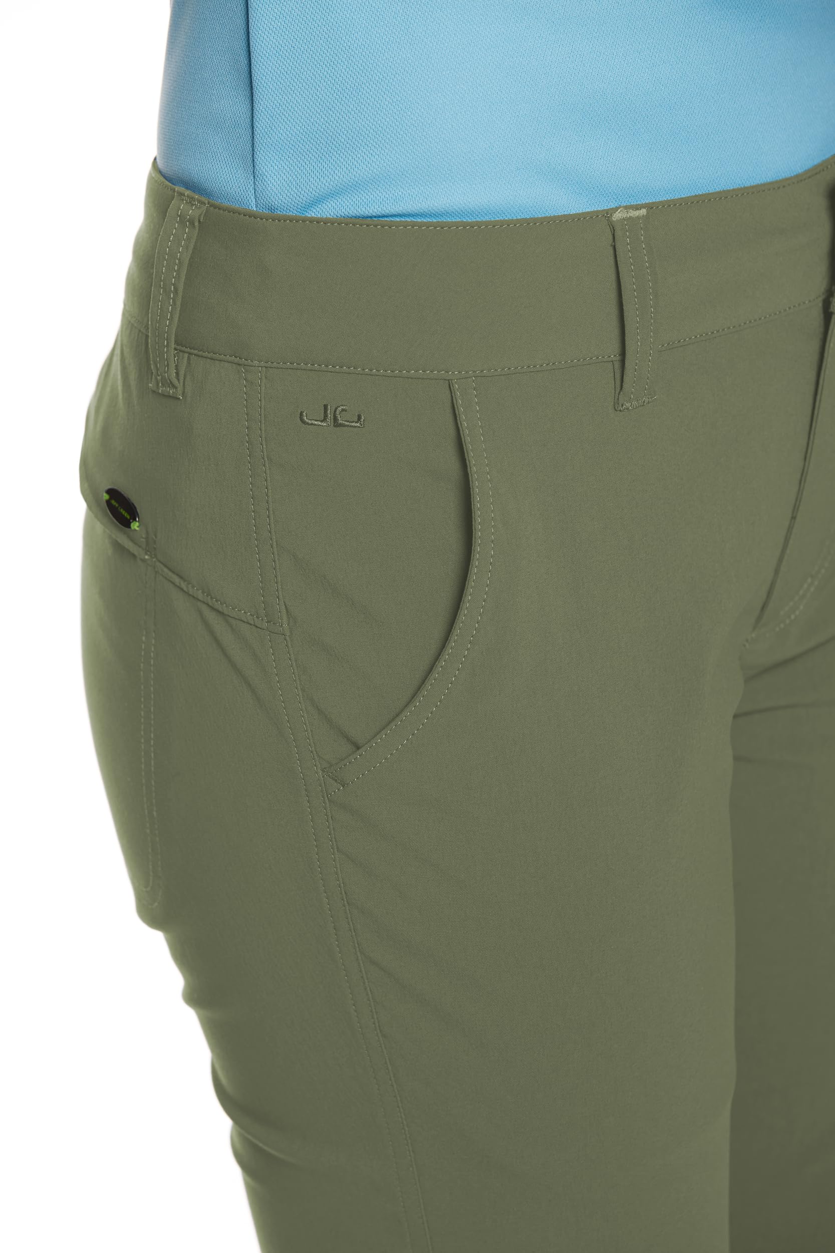 Jeff Green Damen Elastische Schnell Trocknende Kurze Leichte Outdoor Funktions Hose Sophia
