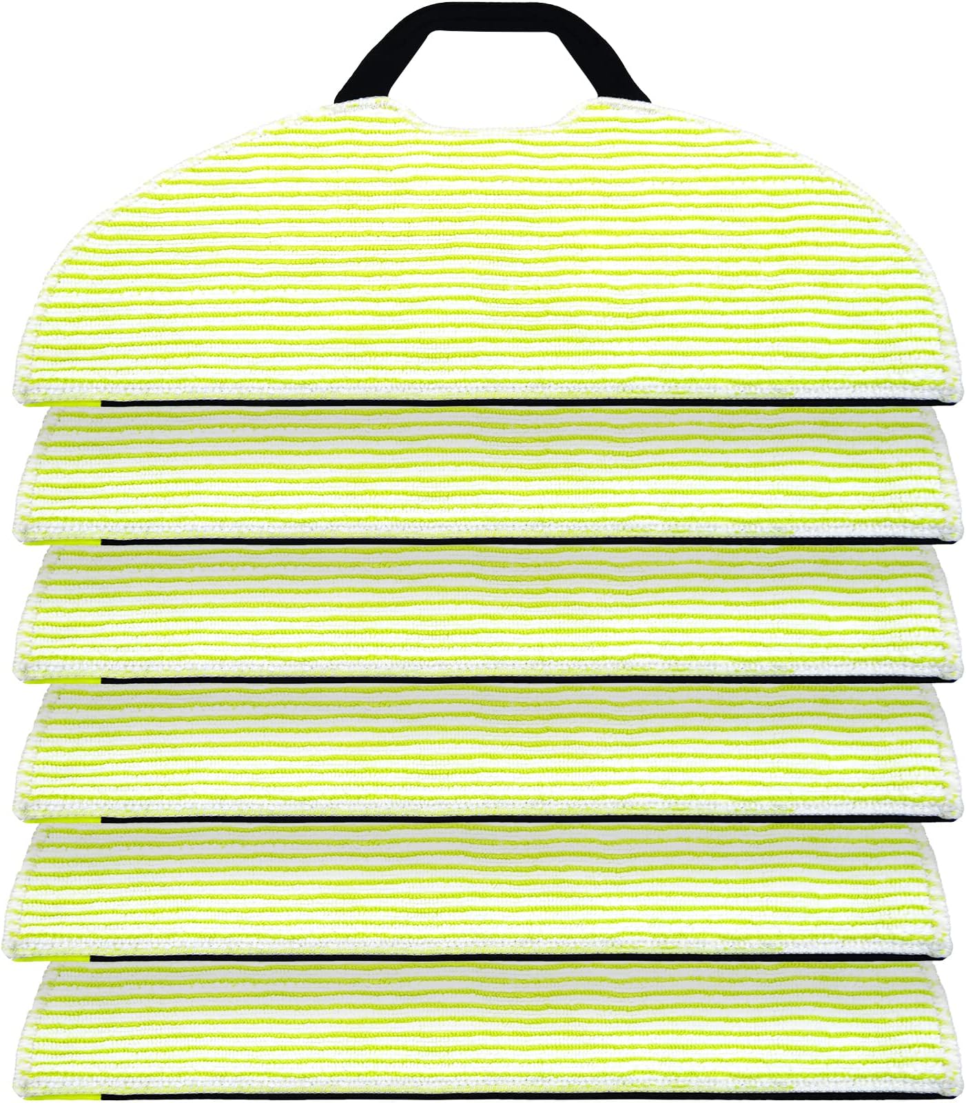 6 Pack Mop Pad for Shark AV2610WA/RV2620WD/RV2610WA/RV2410WD Robot Vacuum | Microfiber Sonic Mopping Pad Replacement Accessory