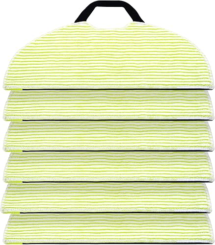 6 almohadillas de trapeador para Shark AV2610WA RV2620WD RV2610WA RV2410WA robot aspiradora accesorio de repuesto de almohadilla de trapeador