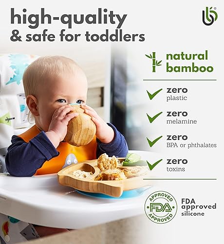 Miniatura 4 de bamboo bamboo Baby and Dinky - Vaso de bambú para niños pequeños, con borde de goteo de silicona para protección de dientes y encías, capacidad de