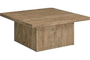 Coaster Home Furnishings Zetta Square Mango Wood Coffee Table