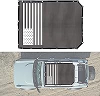 Vista 11 de BESTAOO Parasol para accesorios Ford Bronco 2021 2022 2023 2024 2025 2 puertas, parasol de malla frontal Bimini cubierta superior para Bronco de 2